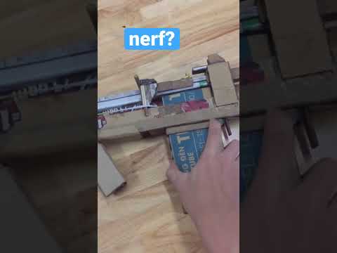 Cardboard gun | nerf creation | nerf gun #toygun #handmade #diy #cardboardgun #nerf #nerfgun