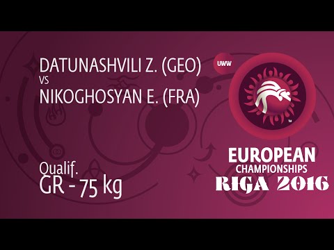 Qualification:  Zurabi DATUNASHVILI (GEO) df. Evrik NIKOGHOSYAN (FRA) by TF, 8-0