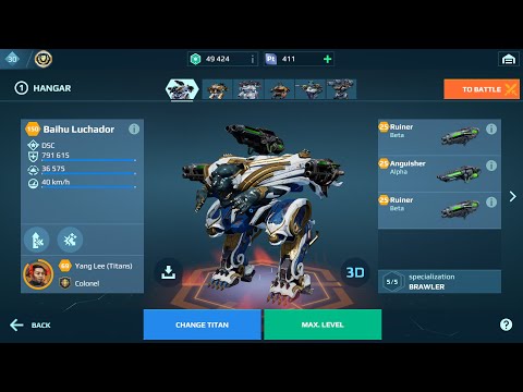 War Robots | Baihu Luchador 🔥 Anguisher + Ruiner Build | 13.8M Damage in FFA!