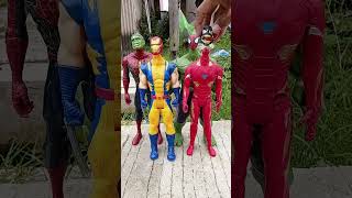 Hulk,Spiderman, Ironman, Venom Chooses Head #marveltoys #spiderman