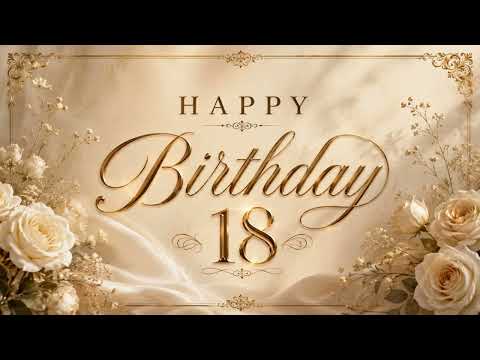 Happy birthday Numbers 18th | Birthday wallpaper 🎂