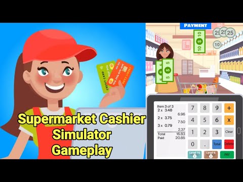 Supermarket Cashier Simulator Game Gameplay - YouTube