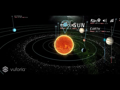 AR Solar System video