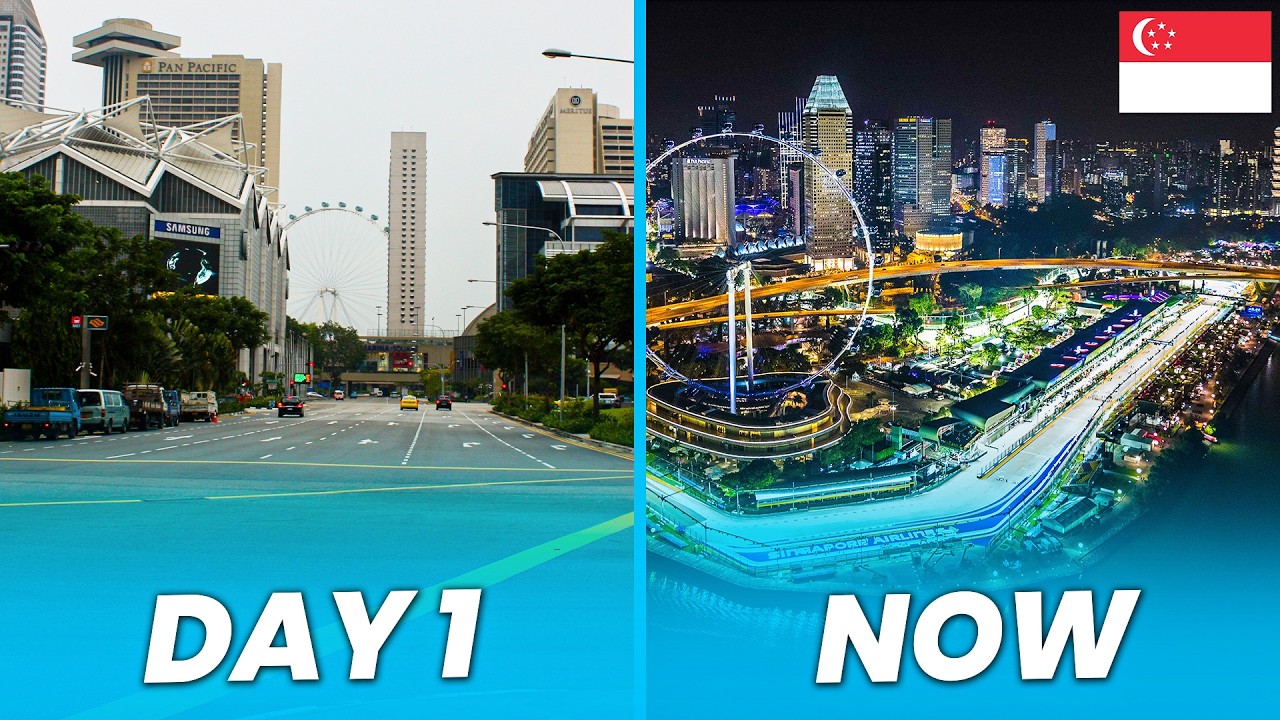 How the Singapore F1 Track is Built