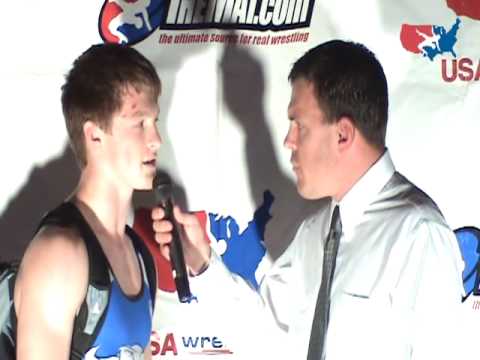 Cadet Freestyle 152 pound champion Oliver Pierce of Texas