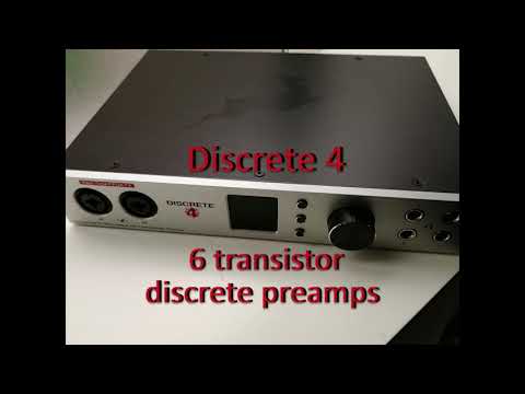 Antelope audio DISCRETE 4 vs ZEN TOUR preamps