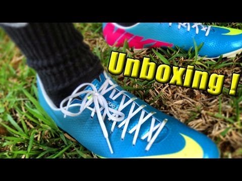 Unboxing Nike Mercurial Vapor IX Neptune Blue ACC - Cristiano Ronaldo & Neymar Boots