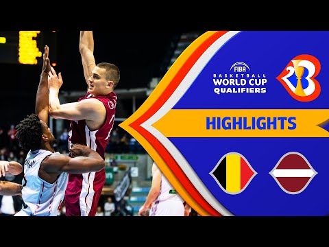 Belgium - Latvia | Basketball Highlights - #FIBAWC 2023 Qualifiers