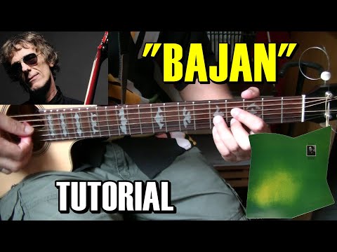 Como tocar "Bajan" de Spinetta Tutorial Guitarra acústica/criolla acordes rasgueo punteo