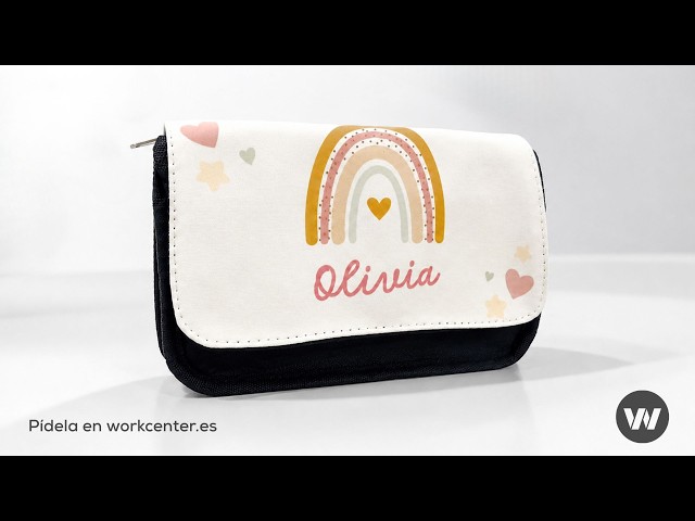 Vídeo relacionado con Worfull - Neceser Personalizado - Mujer Personalizado - Estuche Maquillaje. Neceser Viaje- Estuche lapices-Profesora Primaria-Tejido Lino. 23,5x15cm. c/Tirador - Varios diseños. (MANITOS)