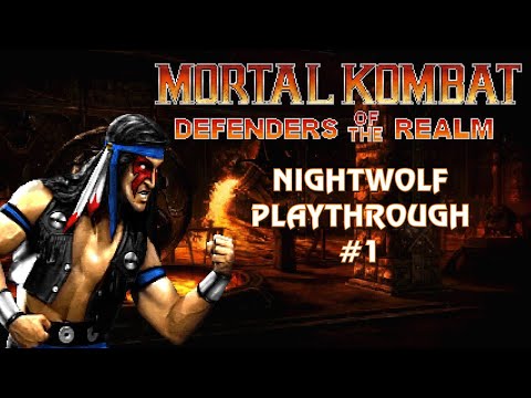 Mortal Kombat: Defenders of the Realm - Nightwolf Playthrough #1