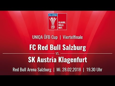 28.02.2018 / FC Red Bull Salzburg vs SK Austria Klagenfurt (UNIQA ÖFB Cup 2018 - Viertelfinale)