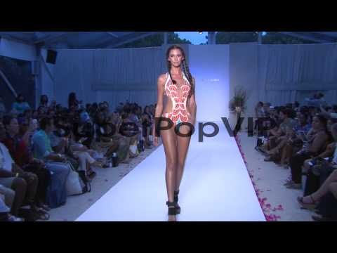 Models walking the runway at  Aqua Di Lara - Mercedes-Ben...
