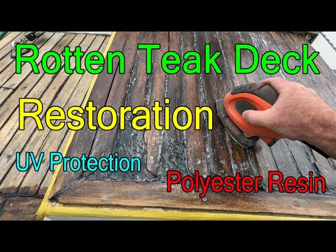 Restoring an Old Teak Deck