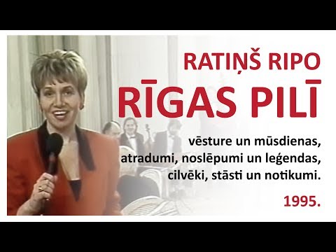Vecais Ratiņš Ripo Rīgas Pilī. Programmu vada Viola Lāzo un Kārlis Vahšteins
