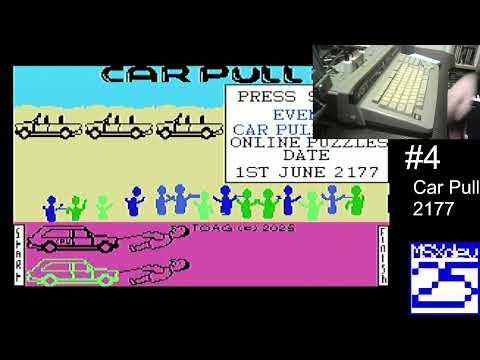 Car Pull 2177 (2025, MSX, The Original Abstract Games)