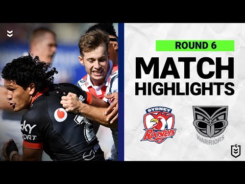 NRL Highlights | Sydney Roosters v New Zealand Warriors | Match Highlights | Round 6, 2022 | NRL