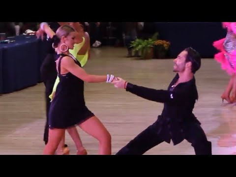 Miroslav Randelovic and Dakota Pizzi, BYU Dancesport 2019, Jive