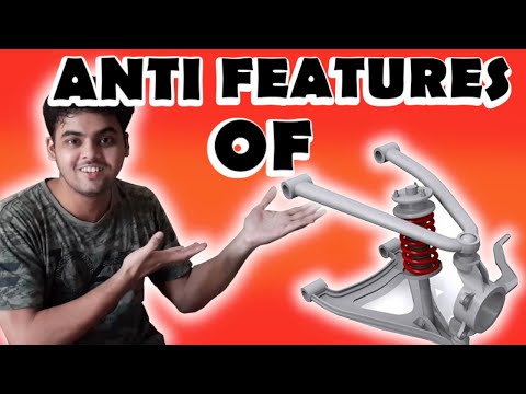 Anti Squat and Anti Dive feature of Suspension System