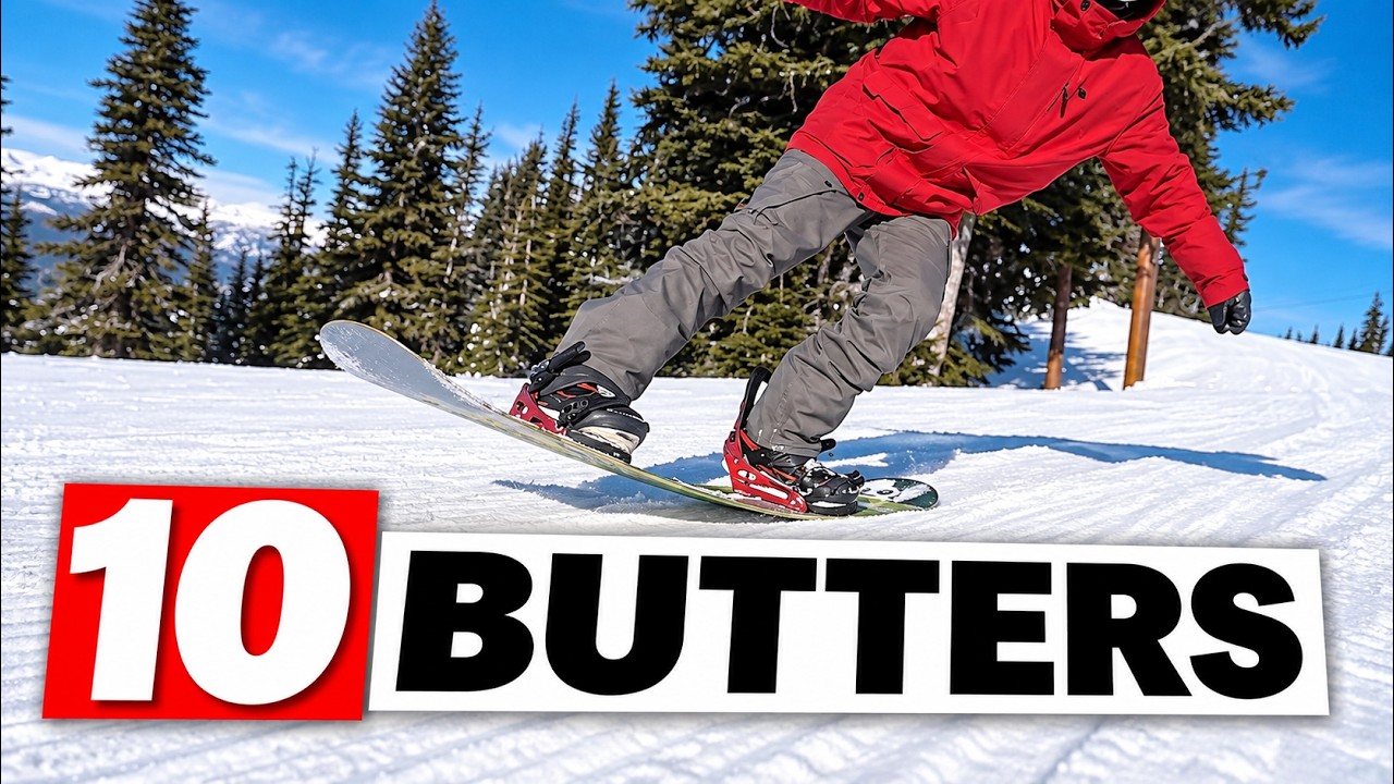 10 Snowboard Butter Tricks to Learn First