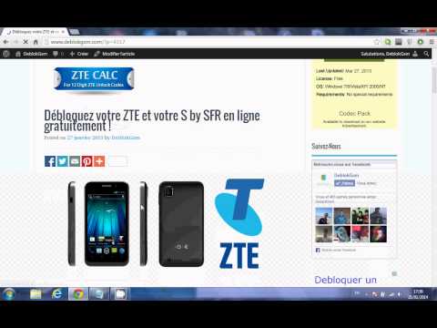 comment debloquer zte blade s