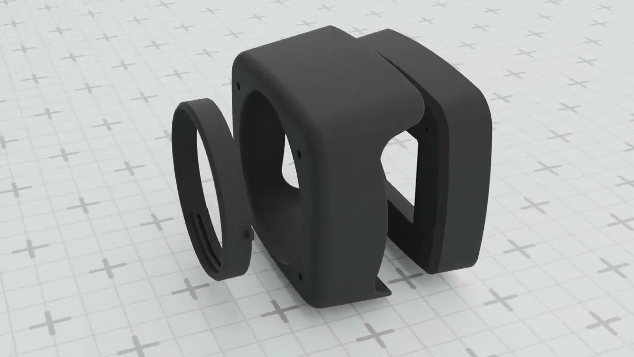 Бленда Зум-объектив CANON EFS 18&ndash;135 мм 3D Принт Модель