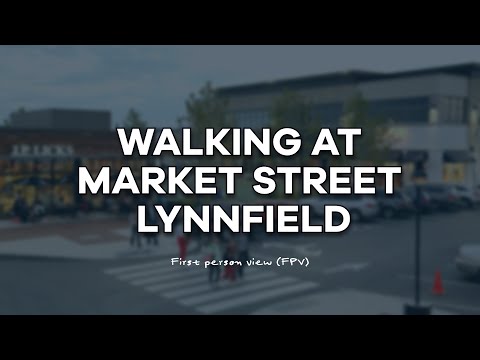 Walking at Market Street Lynnfield