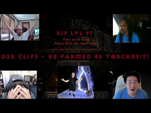 D2R CLIPS S2E06 - MORE HIGH LVL DEATHS, DOUBLE SHAKO DROP, PERFECT CTA, FUNNY CLIPS & MORE!