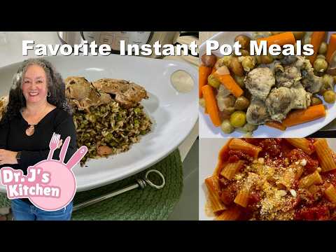 Instant Pot Favorites: Lemon Garlic Chicken, Sausage Ragu with Rigatoni, Chicken and Wild Rice