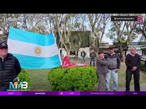 Nueva reunión de Jubilados autoconvocados en plaza belgrano