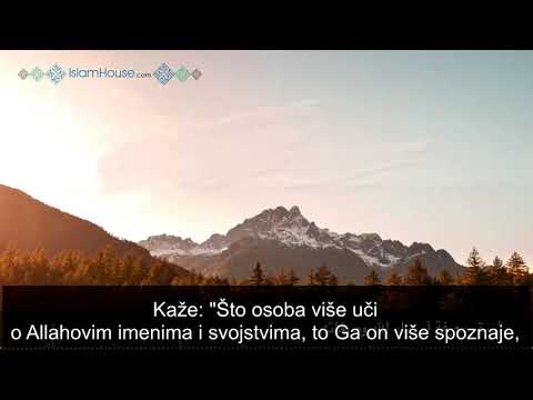 Spoznaj Allaha zavolit ćeš Ga!│šejh Abdurrezak el-Bedr