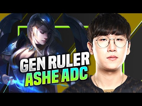 RULER HARD CARRY WITH AS ASHE! - GEN Ruler Plays Ashe Adc vs Jhin! | Worlds 2020 Bootcamp