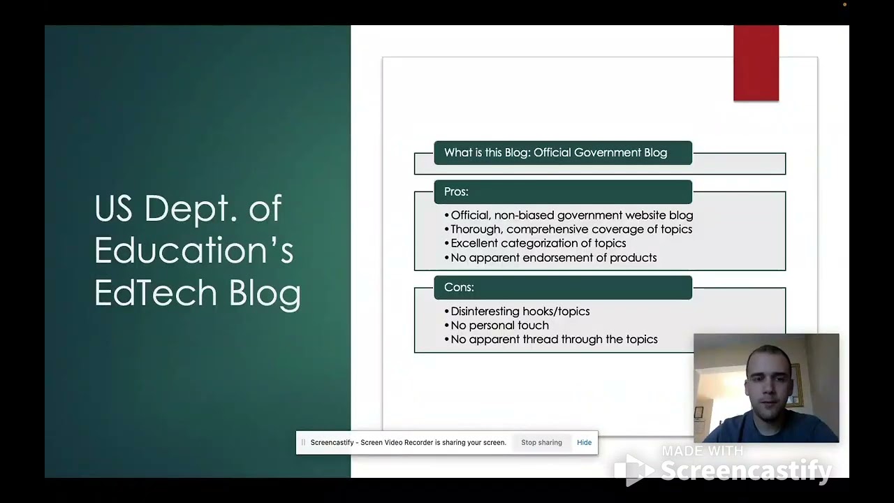 EDUC 639 Blogs & Educational Technology Sites