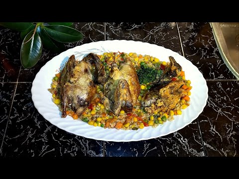 Диви Гълъби (гривяк) панирани със зеленчуци HD