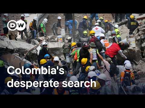 Colombia mourns quake victims as rescue teams keep digging | DW News
