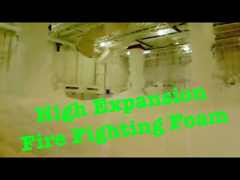 Ansul High Expansion Foam Test on an F-22 Weather Shelter Hangar using JetX-15A's