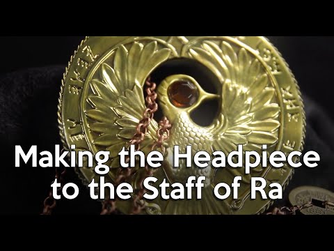 Making the Headpiece to the Staff of Ra from Raiders of the Lost Ark