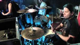 Infernal Conjuration - ADRIAN MIRANDA Drum cam - live at The Lexington 10/03/2015