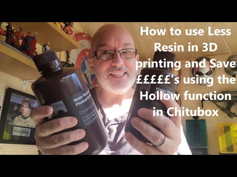 How To Hollow Resin 3D Prints In Chitubox To Use Less Resin & Save Money