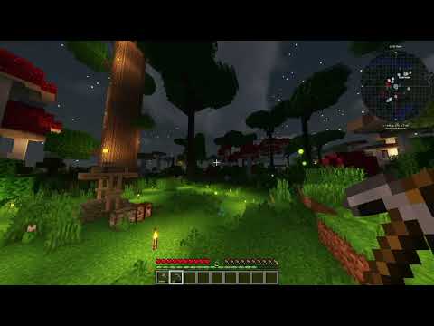 Minecraft Modded Ragnamod VII ep.2 Building temp base and starting Create