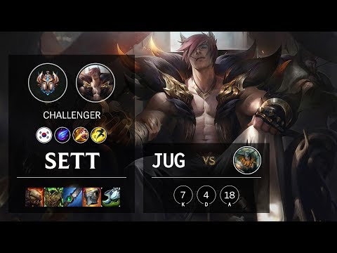 Sett Jungle vs Olaf - KR Challenger Patch 10.7