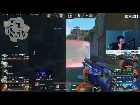 Tarik loses his mind reacting to FPX match point vs PRX