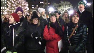 'Hallelujah' Terre Roche's 44th Annual Caroling Carolers @ Wash Sq Park 12/21/17