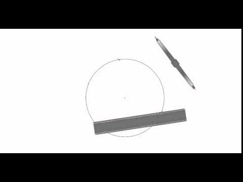 comment construire un triangle equilateral dans un cercle