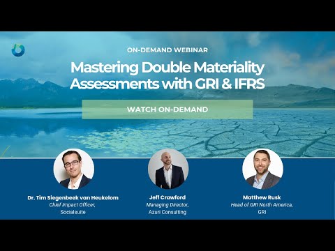 Mastering Double Materiality Assessments with GRI & IFRS | Best Practice DMA | Financial & Impact