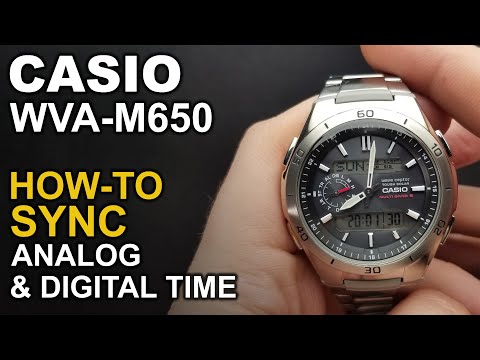 Casio WVA-M650 - Adjusting Watch hands - module 5110