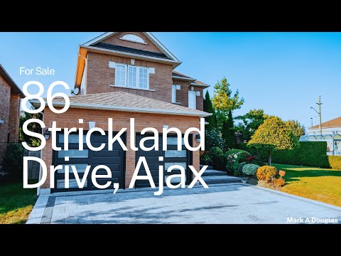 86 Strickland Drive, Ajax For Sale