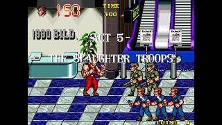 The Combatribes [USA] (Arcade) - (Act 5 - The Slaughter Troops | Hardest)