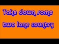 Take a Back Road Lyrics-Rodney Atkins 