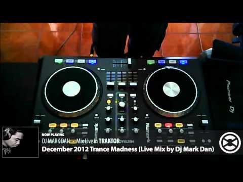 December 2012 Trance/House Madness - Numark Mixtrack Pro Live Mixed by Dj Mark Dan